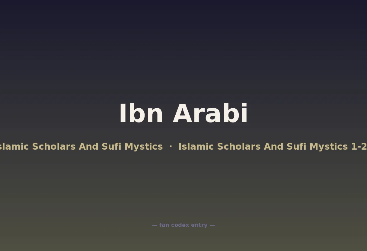Ibn Arabi