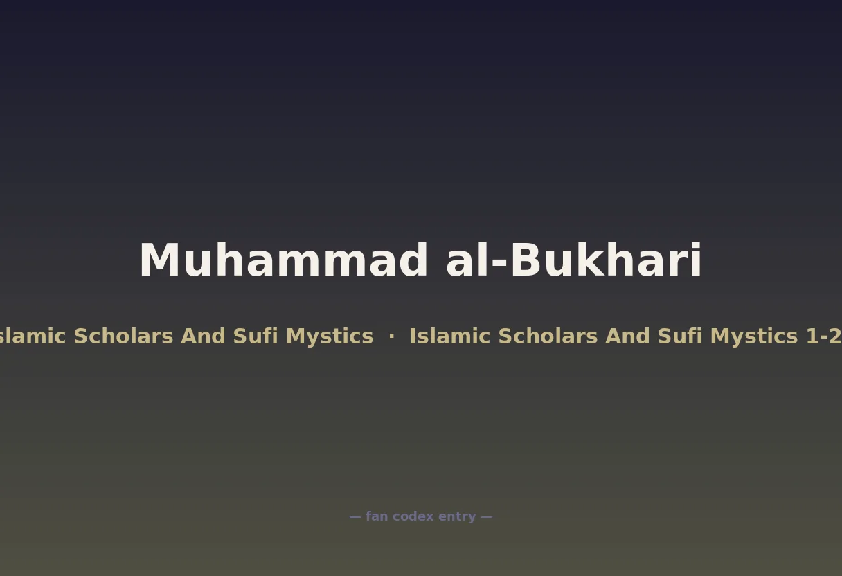 Muhammad al-Bukhari