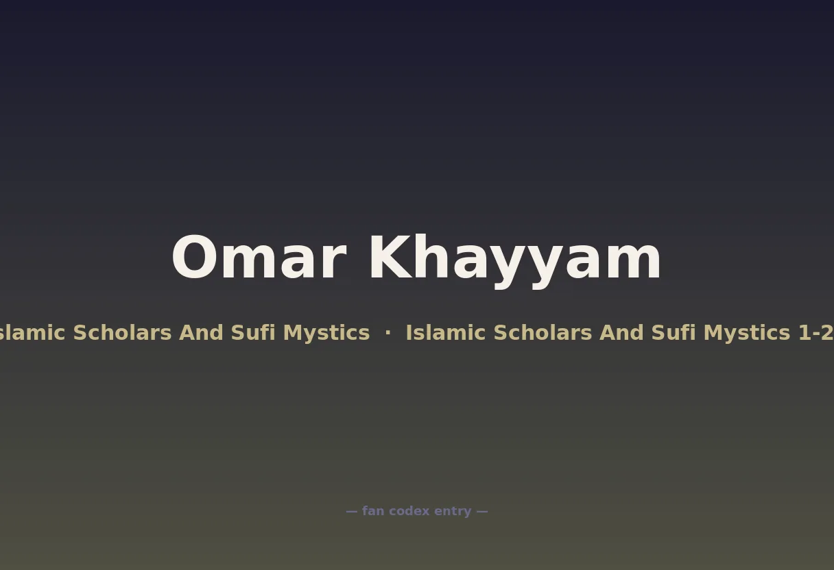 Omar Khayyam