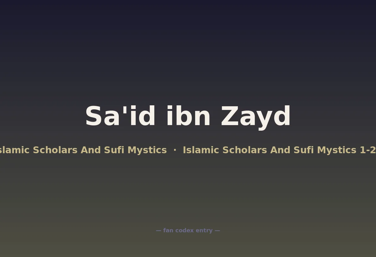 Sa'id ibn Zayd