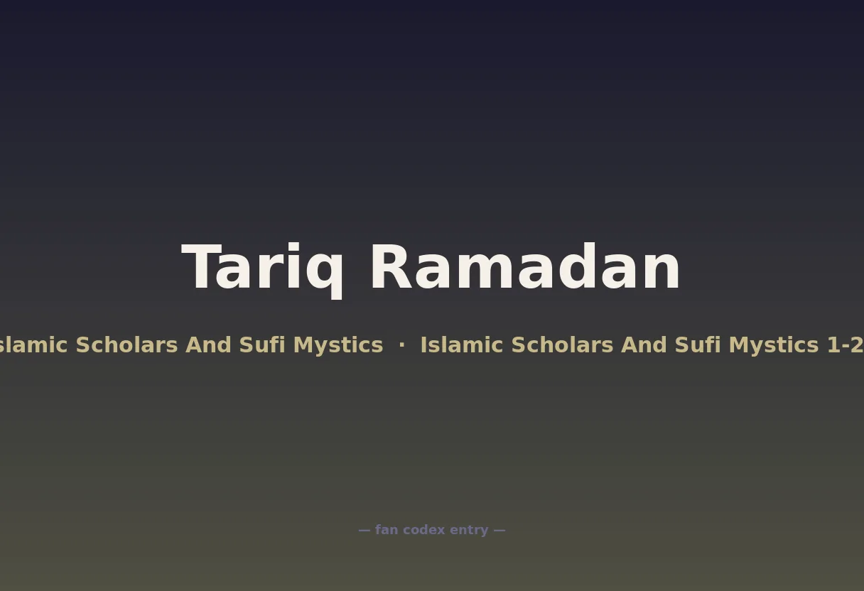 Tariq Ramadan