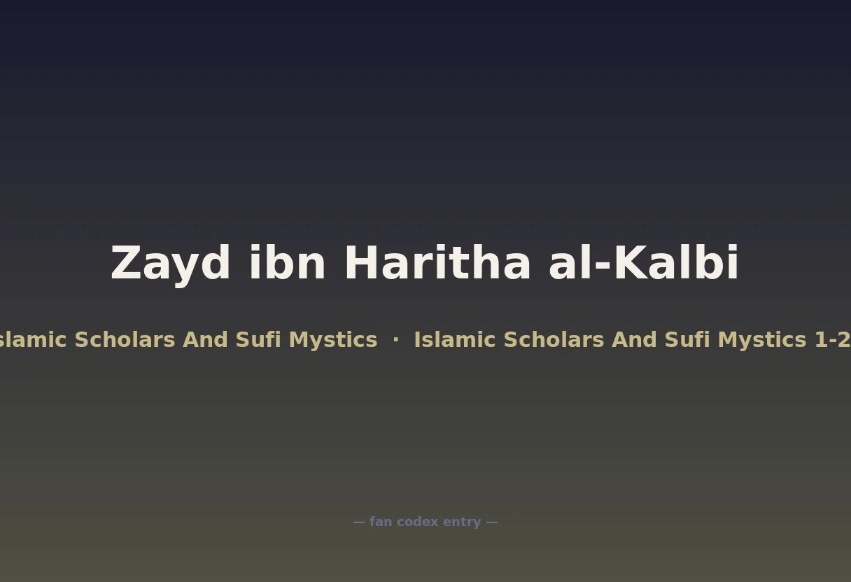 Zayd ibn Haritha al-Kalbi
